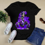 Fight Like A Girl Fibromyalgia Awareness Fairy Flower 4 T Shirt