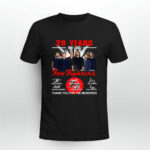 Foo Fighters 29 years 1994 2023 signatures thank you for the memories 4 T Shirt