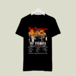 Foo Fighters 30 Years 1994 2024 Signatures Thank You For The Memories Taylor Hawkins 2 T Shirt