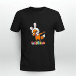 Fox Dab Dabbing Dressed Bunny Ear Egg Hunting Easter 4 T Shirt