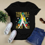 Freddie Mercury Christmas Tree Tree Will Rock You 2 T Shirt