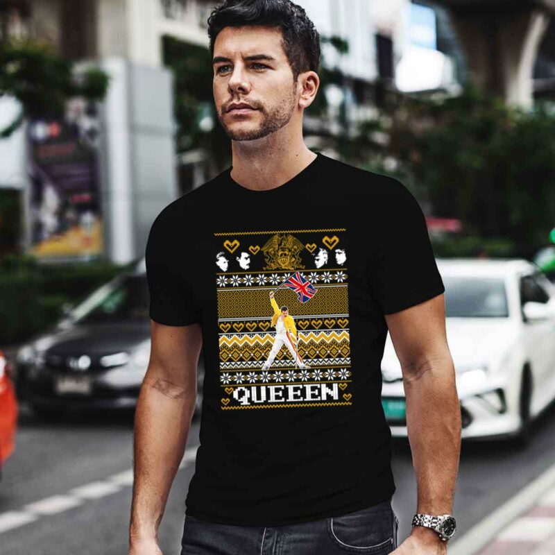 Freddie Mercury Queen Christmas Ugly 0 T Shirt