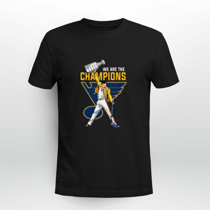 Freddie Mercury St Louis Blues We Are Champions 0 T Shirt