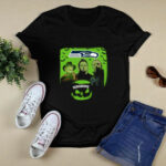 Freddy Krueger Michael Myers Jason Seattle Seahawks 2 T Shirt