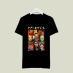 Friends Fictional Characters Horror Halloween Leatherface Freddy Krueger Jason Voorhees Michael Myers Pinhead Chucky Ghostface Jigsaw 2 T Shirt
