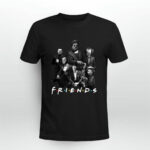 Friends Horror Friends Pennywise Michael Myers Jason Voorhees Halloween 3 T Shirt