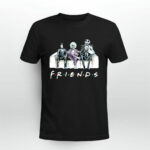 Friends Tv Show Beetlejuice Edward Scissorhands Jack Skellington 2 T Shirt