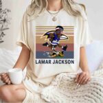 Funny Lamar Jackson Baltimore Ravens Vintage 3 T Shirt