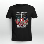 Funny Statue of Liberty One Nation Under God Alabama Crimson Tide Signatures 0 T Shirt