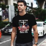Funny Statue of Liberty One Nation Under God Alabama Crimson Tide Signatures 2 T Shirt