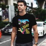Gambit and Rogue Xmen As Vintage Comic Cover Black 0 T Shirt