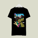 Gambit and Rogue Xmen As Vintage Comic Cover Black 2 T Shirt