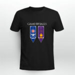 Game of Thrones game of balls Chicago Cubs and Alcorn State Braves 3 T Shirt