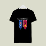 Game of Thrones game of balls Chicago Cubs and Arizona Cardinals 3 T Shirt