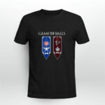 Game of Thrones game of balls Chicago Cubs and Atlanta Falcons 4 T Shirt 1