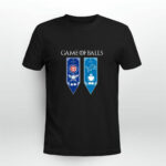 Game of Thrones game of balls Chicago Cubs and Detroit Lions 4 T Shirt