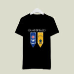 Game of Thrones game of balls Chicago Cubs and Los Angeles Chargers 4 T Shirt