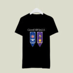 Game of Thrones game of balls Chicago Cubs and Minnesota Vikings 4 T Shirt