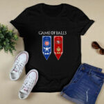 Game of Thrones game of balls Chicago Cubs and San Francisco 49ers 2 T Shirt