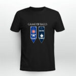 Game of Thrones game of balls Chicago Cubs and Seattle Seahawks 3 T Shirt