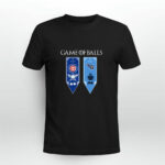 Game of Thrones game of balls Chicago Cubs and Tennessee Titans 3 T Shirt