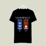 Game of Thrones game of balls Chicago Cubs and Washington Commanders 4 T Shirt