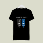 Game of Thrones game of balls Chicago White Sox and Kansas City Royals 3 T Shirt