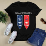 Game of Thrones game of balls San Diego Padres and Los Angeles Dodgers 2 T Shirt