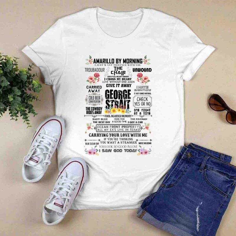 George Straits Song Titles Version 0 T Shirt