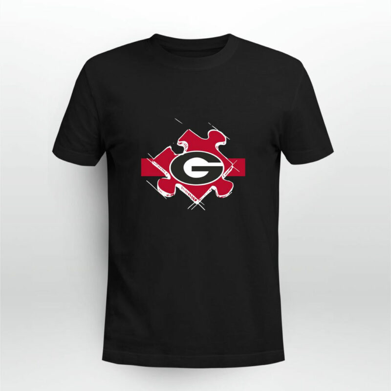 Georgia Bulldogs Autism 0 T Shirt