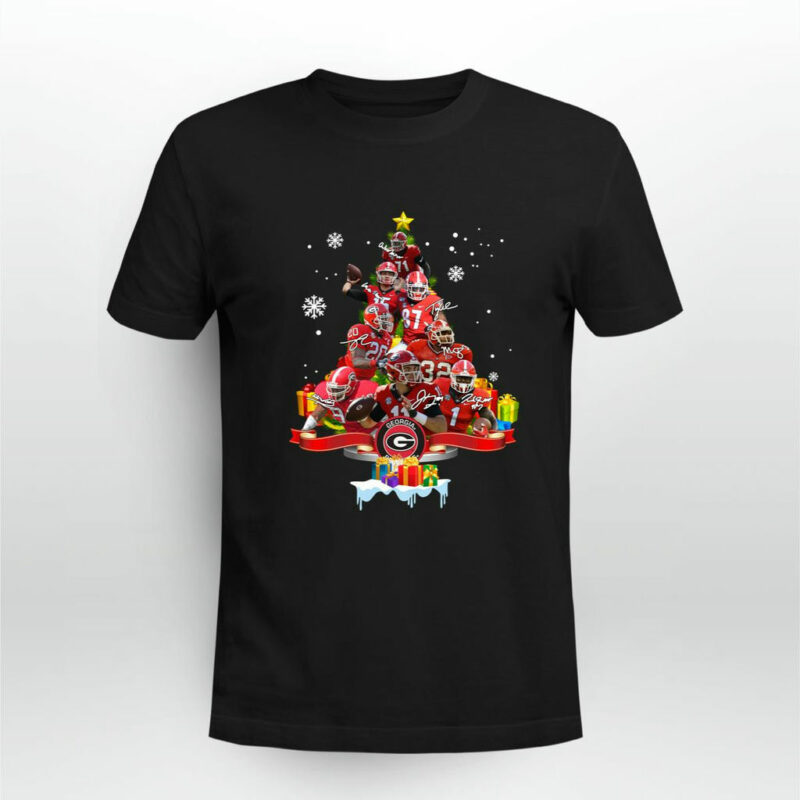 Georgia Bulldogs Christmas Tree 0 T Shirt