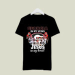 Georgia Bulldogs In My Veins Jesus In My Heart 1 T Shirt