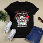 Georgia Bulldogs In My Veins Jesus In My Heart 4 T Shirt