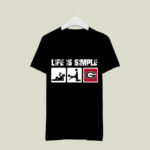 Georgia Bulldogs Life Is Simple 1 T Shirt