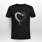 Georgia Bulldogs My Hear 0 T Shirt