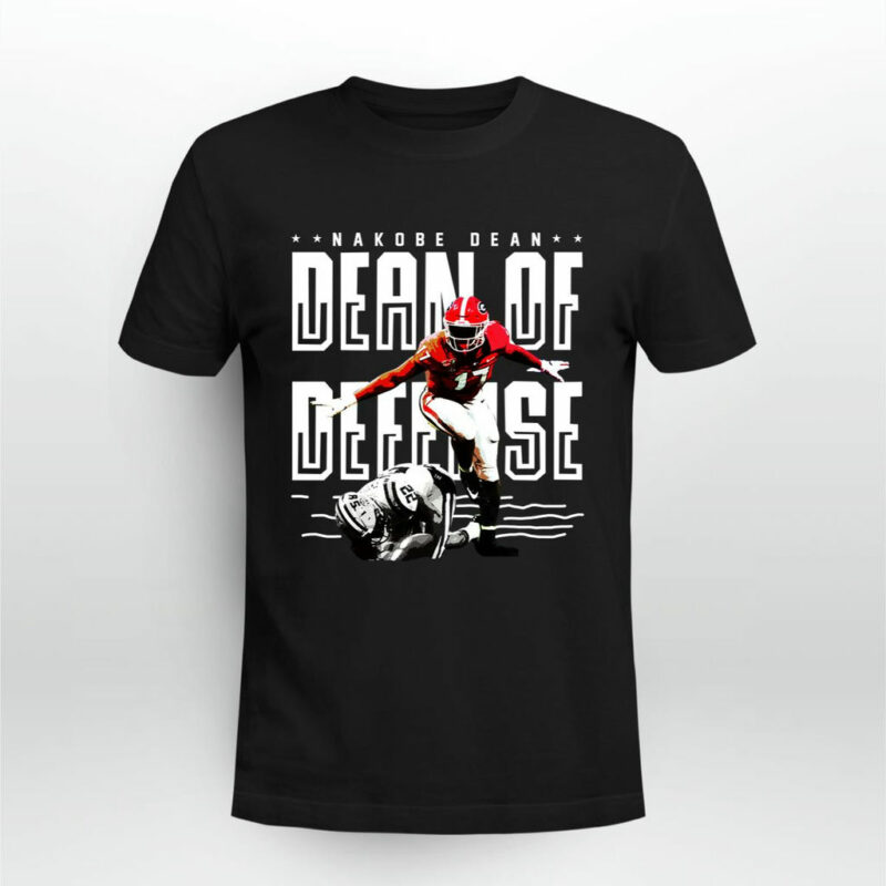 Georgia Bulldogs Nakobe Dean Of Defense 0 T Shirt