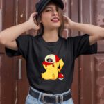 Georgia Bulldogs Pikachu Pokemon funny 3 T Shirt