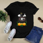 Georgia Bulldogs Snoopy Pumpkin House 4 T Shirt