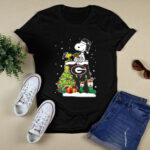 Georgia Bulldogs Snoopy Woodstock Christmas 4 T Shirt