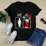 Georgia Bulldogs Your Wife My Wife 4 T Shirt