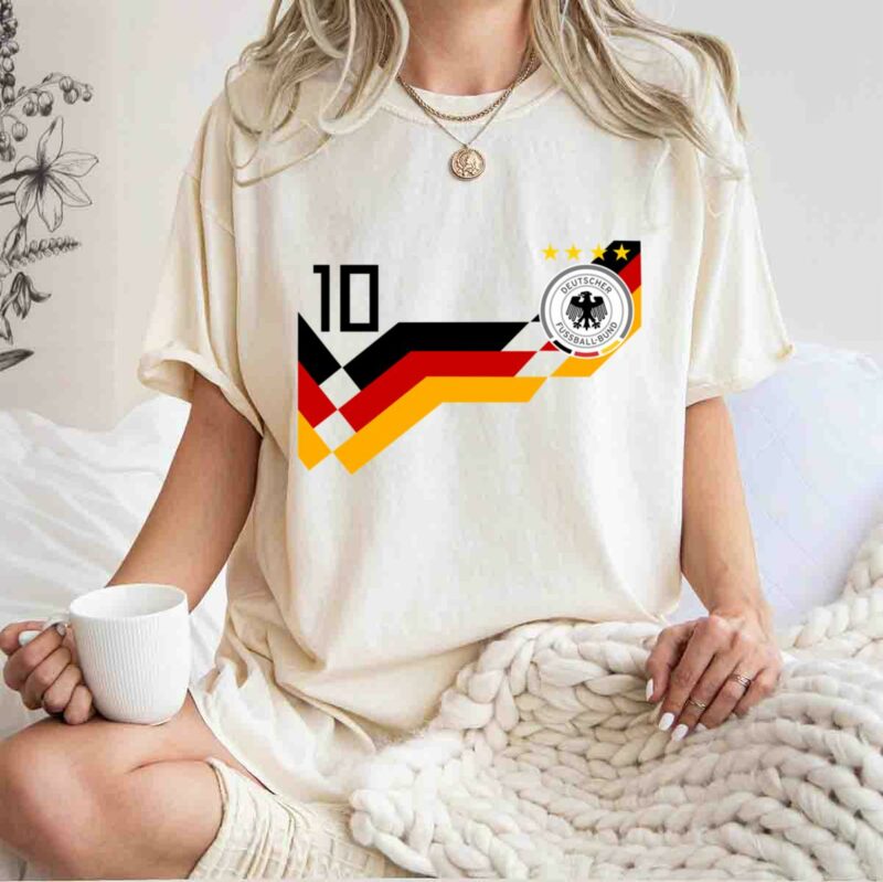 Germany Retro 1990 Football Jersey Deutschland 0 T Shirt