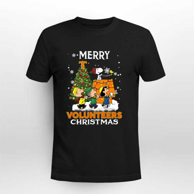 Get Now Tennessee Volun Snoopy And Friends Merry Christmas 0 T Shirt