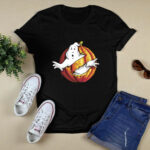 Ghostbusters Classic Logo Halloween Pumpkin 3 T Shirt
