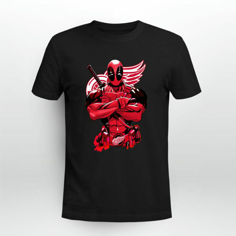 Giants Deadpool Detroit Red Wings 0 T Shirt