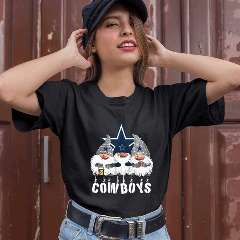 Gnomies Dallas Cowboys Christmas 0 T Shirt