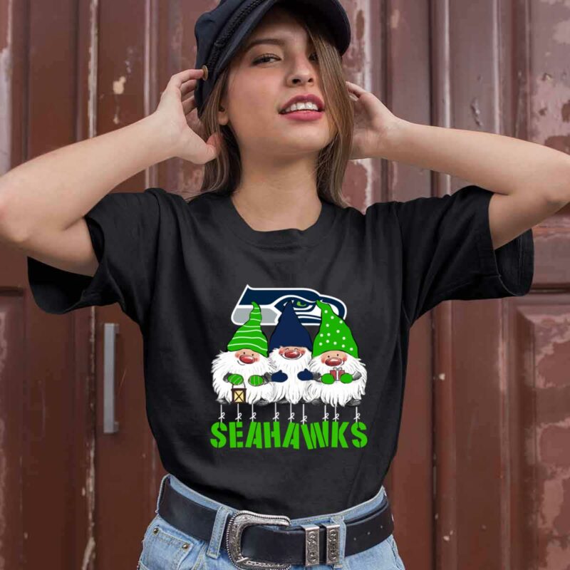 Gnomies Seattle Seahawks Christmas 0 T Shirt