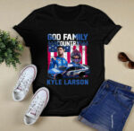 God Family Country 5 Kyle Larson American Flag Racing 2 T Shirt