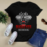 God First Family Second Then Ohio State Buckeyes School 4 T Shirt