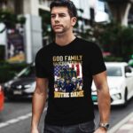 God family country Notre Dame Fighting Irish 2 T Shirt