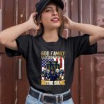 God family country Notre Dame Fighting Irish 3 T Shirt